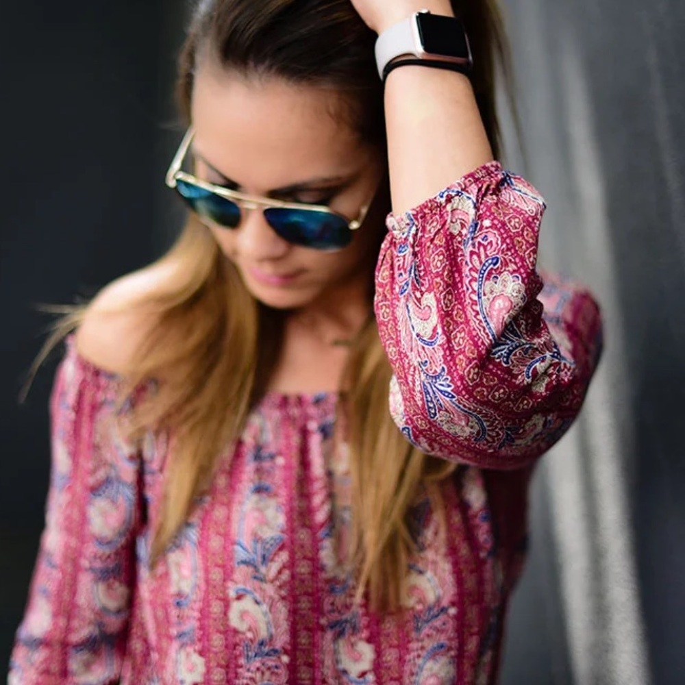 American Eagle BOHO Off-The-Shoulder Romper - Picture 11 of 13